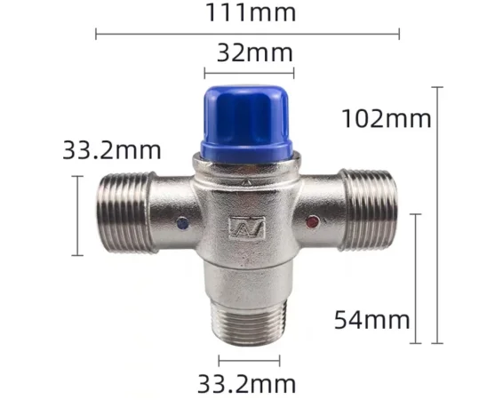 Thermostatic mixing valve shower mixer hot code water DN15 DN20 DN25 for faucet shower taps kitchen bathtub bath