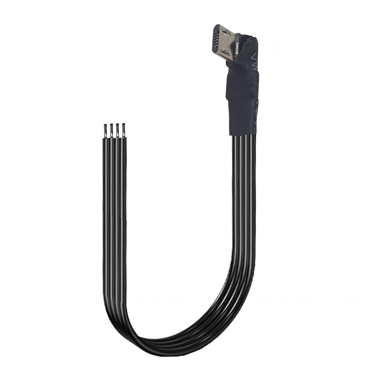 Ultra small model DIY Android MICRO USB data cable single head tin plated wire four core 4-core wire soldering wire