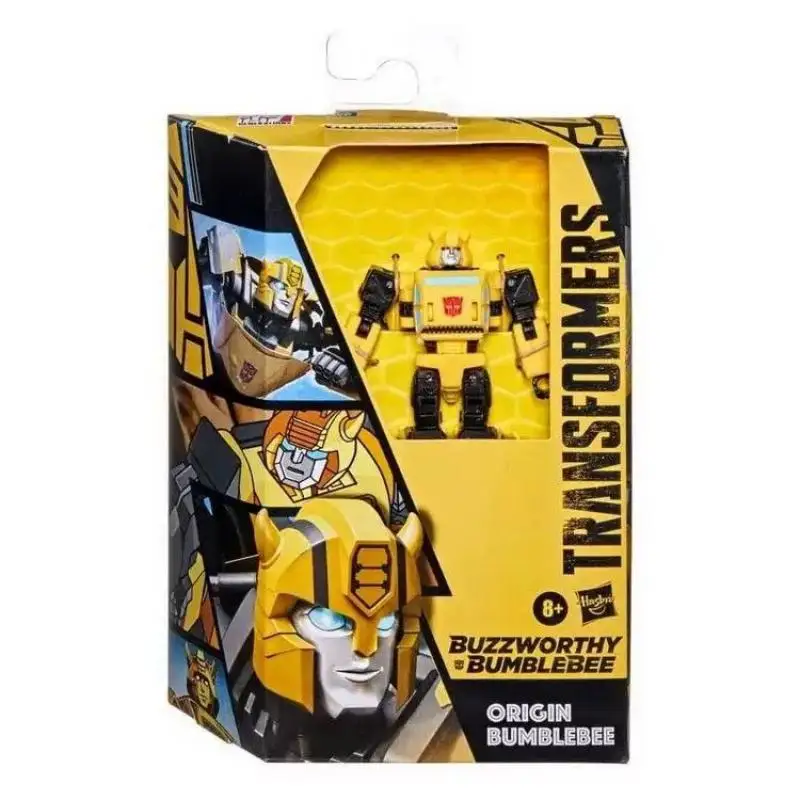 Transformers de juguete Buzzworthy Bumblebee War para Cybertron Deluxe Class Origin Autobot Jazz Origin Bumblebee figura de acción regalo