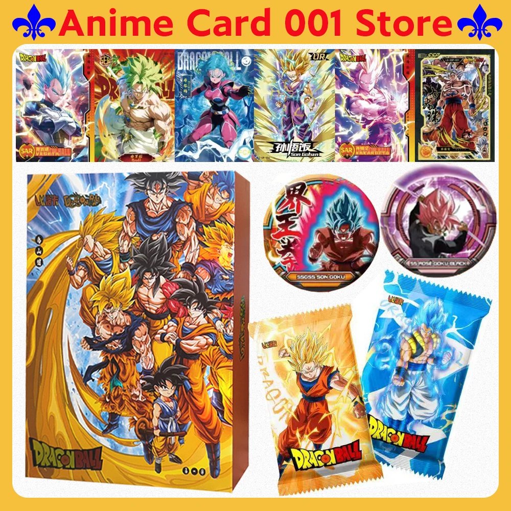 

luoka Dragon Ball Collection Card Anime Figures Collection SSP SP Flash Card Game Table Toys Children Gift Card
