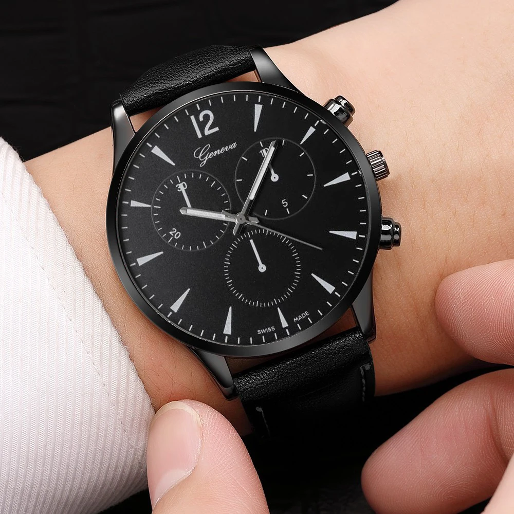 5PCS Set Fashion Mens Business Watches For Men Black Tree of Life Hand Rope Luxury Man Sport Casual Quartz Watch Reloj Hombre