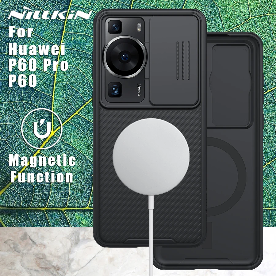 

Чехол NILLKIN для Huawei P60 Pro/P60 CamShield Pro с магнитной зарядкой, задняя крышка, чехлы для защиты камеры для HW Huawei P60