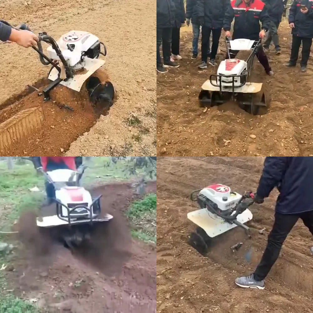 Hand-operated Electric Tillage Machine, Micro Agricultural Cultivator, Agricultural Machinery Equipment view 5