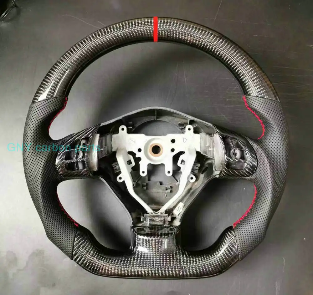 100% Real Carbon Fiber Car Steering Wheel For Subaru Impreza Legacy WRX STI Forester