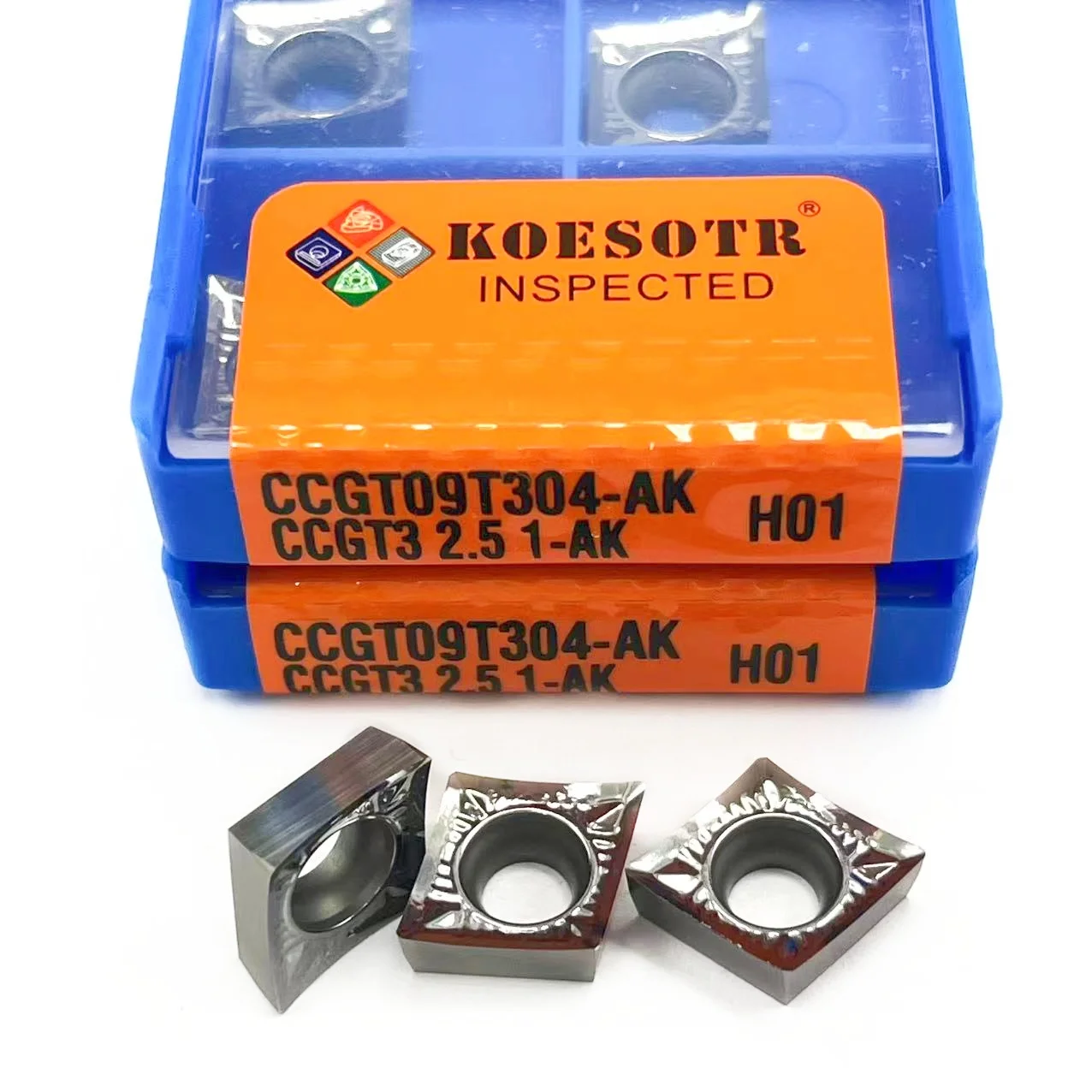 10 STK CCGT 09T302-AL K10 BEARBEITUNG VON ALU UND KUNSTSTOFFE WENDEPLATTEN