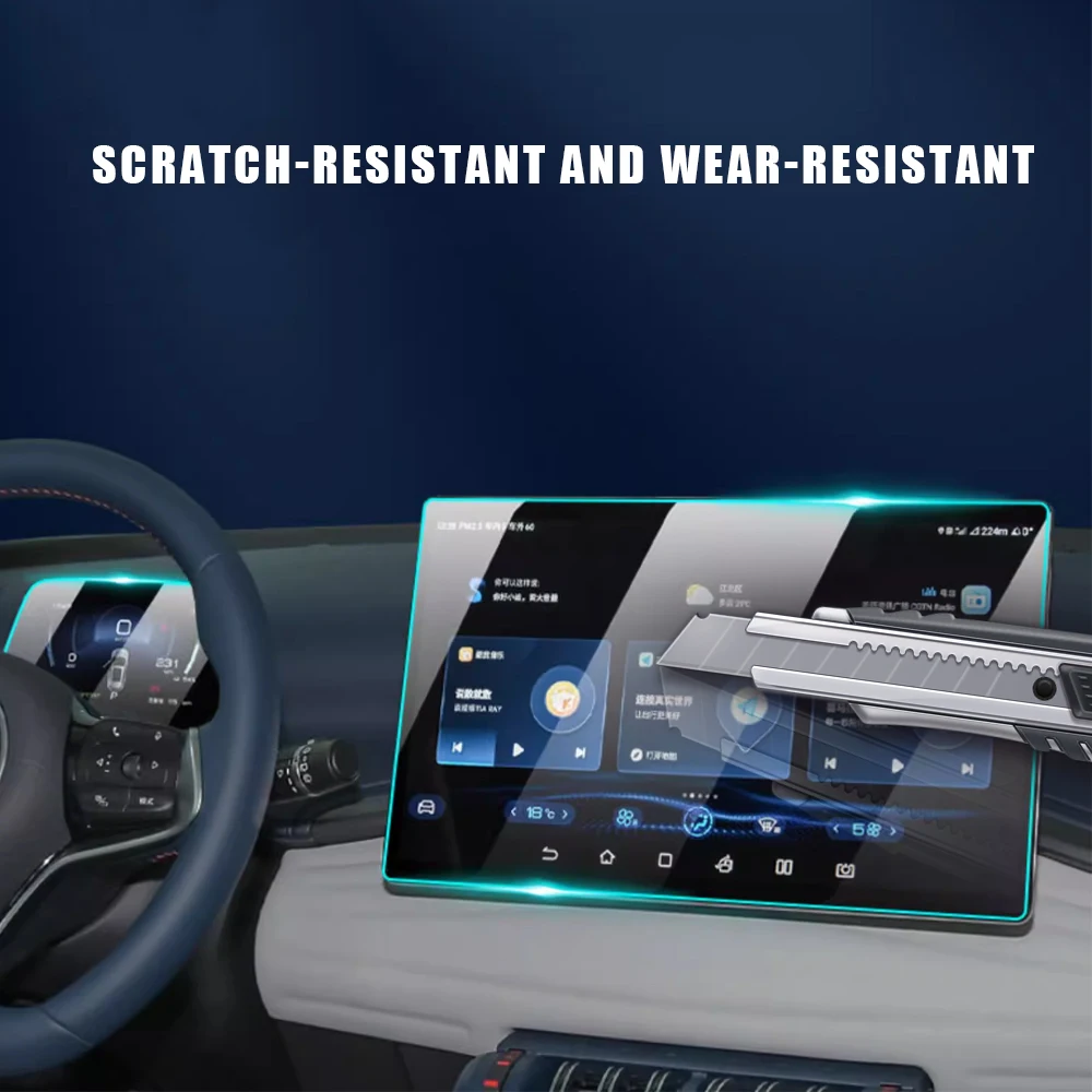 Per BYD ATTO 3 Dolphin Infotainment accessori per la protezione dello schermo in vetro temperato