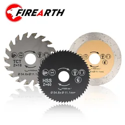 Mini Circular Saw Blade 54.8x11.1mm 30/60T Multitool Cutting disc Metal Plastic Ceramic Wood Cutting Blade Woodworking Saw Blade