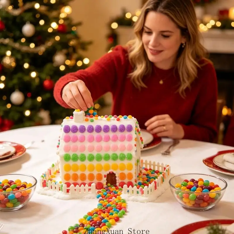 Dekorationen Süßigkeiten-Stil aus Harz für Weihnachten, DIY-Feiertagsdekorationen, 3 x – Detail 7
