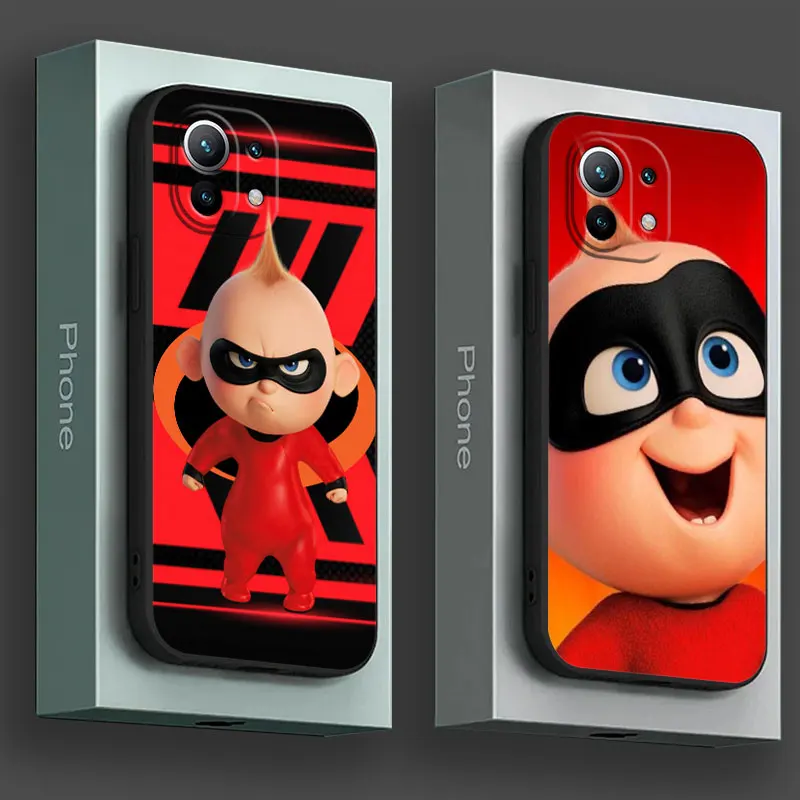 The Incredibles Cute Phone Case For Xiaomi 14T 13T 12T 11T 10T 14 Pro 12 Mi 11 Lite Poco X3 X4 X5 X6 M5 F5 F6 Pro Silicone Cover