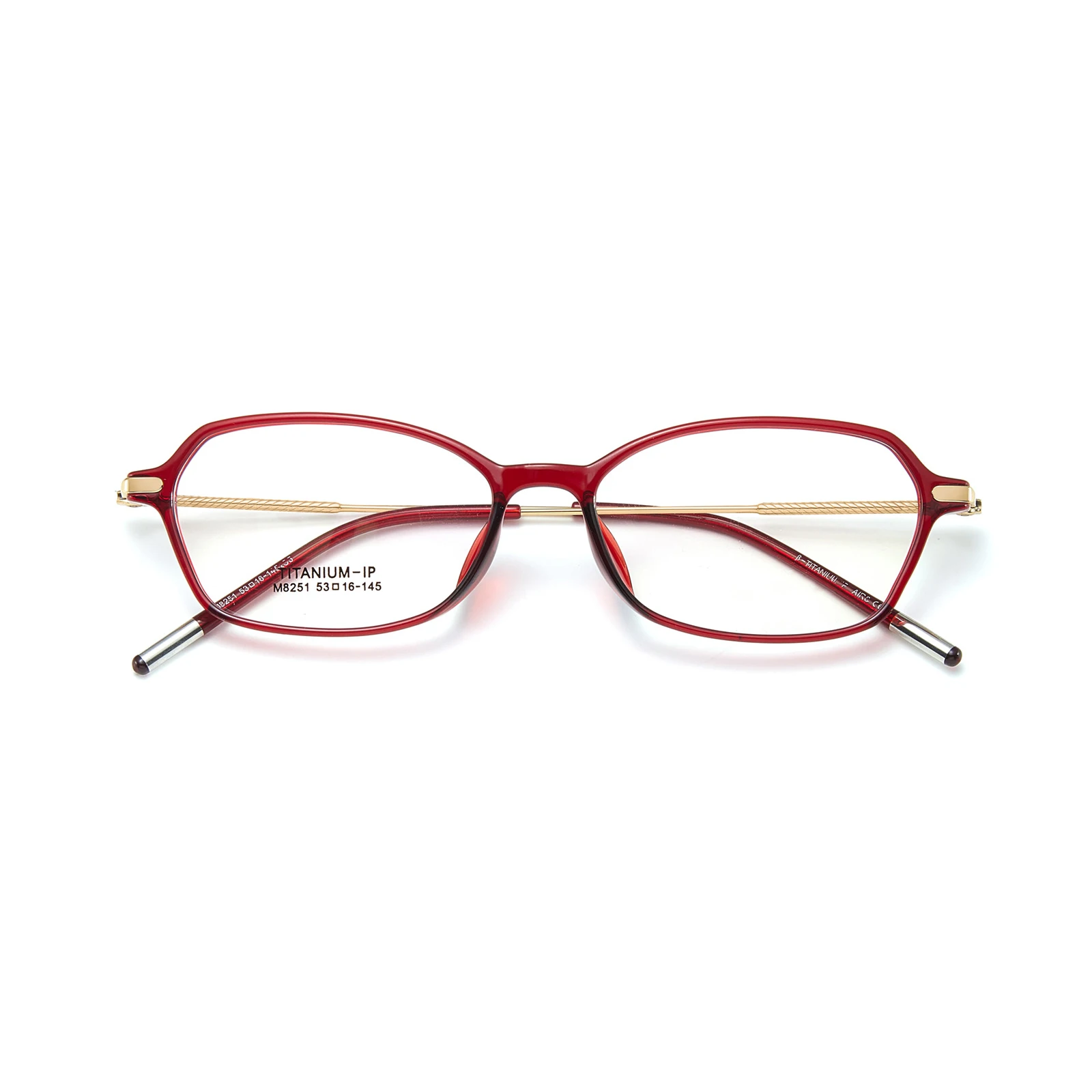 

Polygon Prescription Eyeglasses for Women Anti Blue Light Reading Glasses Vintage Red Myopia Glasses Women 75 175 250 275 300