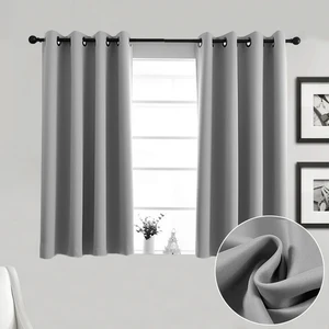 Small bedroom window curtains, short bathroom curtain, living room, doors, small curtains, high shading 85% 10 main curtain sales kitchen - №10