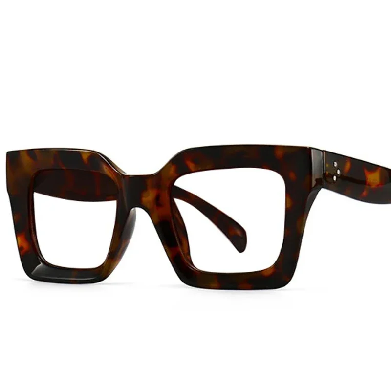 OLLYMURS 빈티지 특대 처방 사각형 안티 블루 라이트 안경 여성 남성 완료 노안 안경 맞춤형 유리