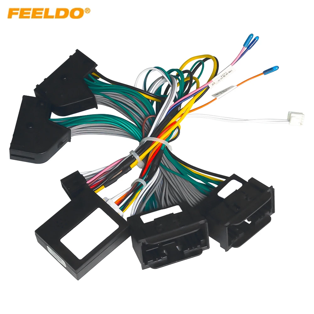 Car 16pin Power Cord Wiring Harness Adapter For Mercedes-Benz Sprinter (19-22) Installation Head Unit