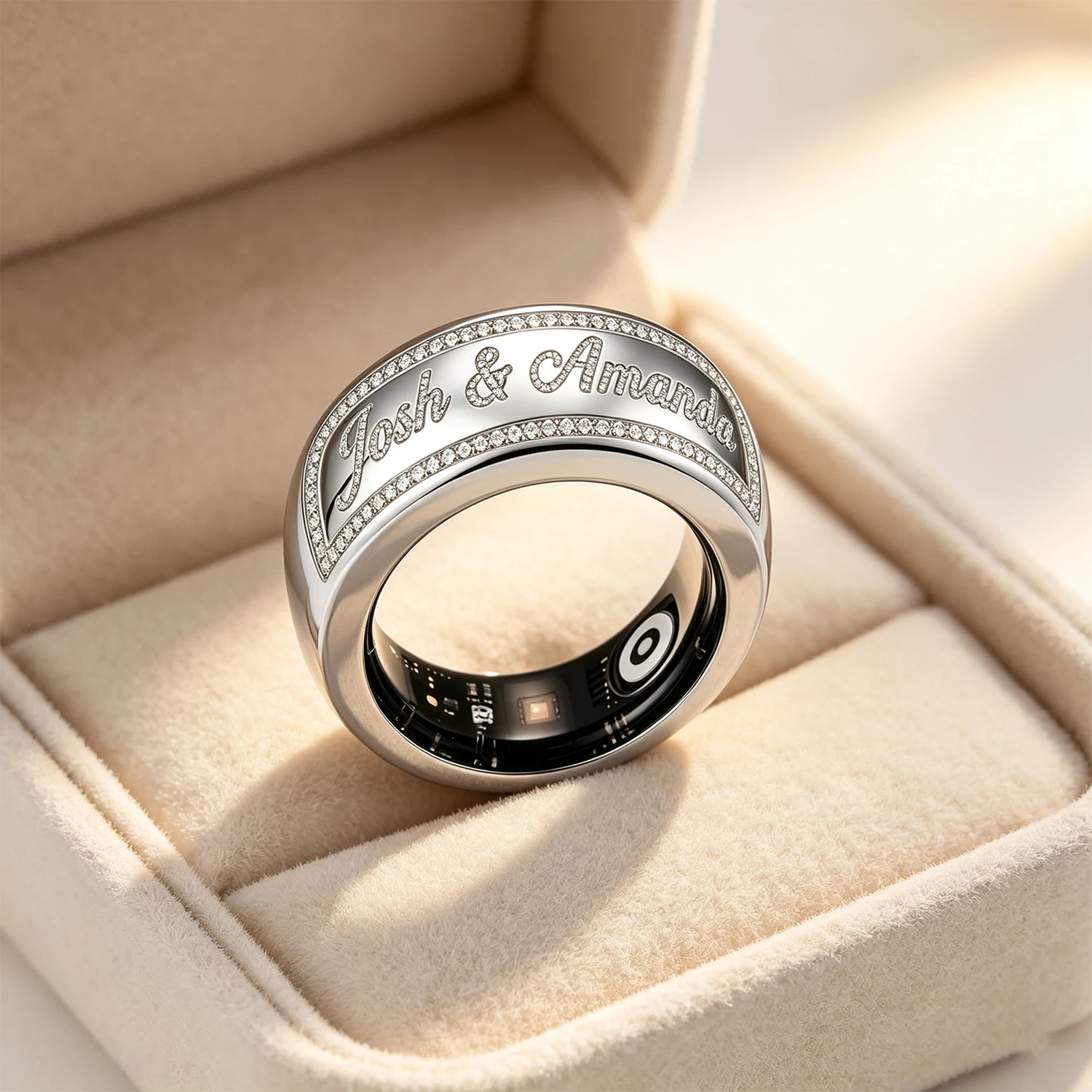 Capa de Anel Inteligente Qitia - Moissanite Ring avaliação e preço