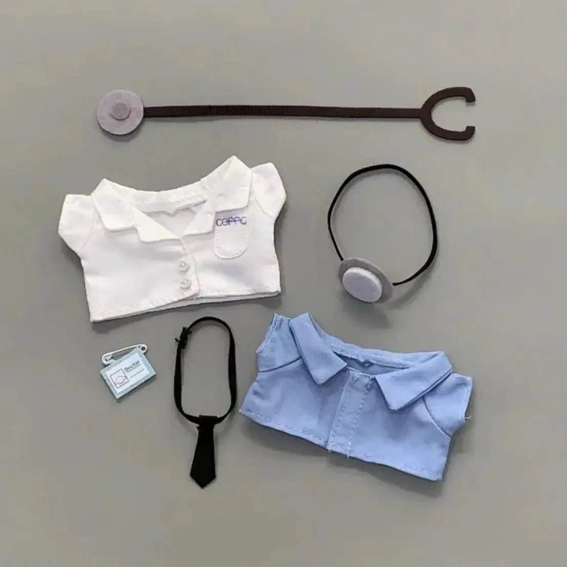 

10cm Cosplay Doll Clothes in Stock Cotton Doll DIY Set Cheese Little Doctor Doll Clothes Sea Star Body Wear