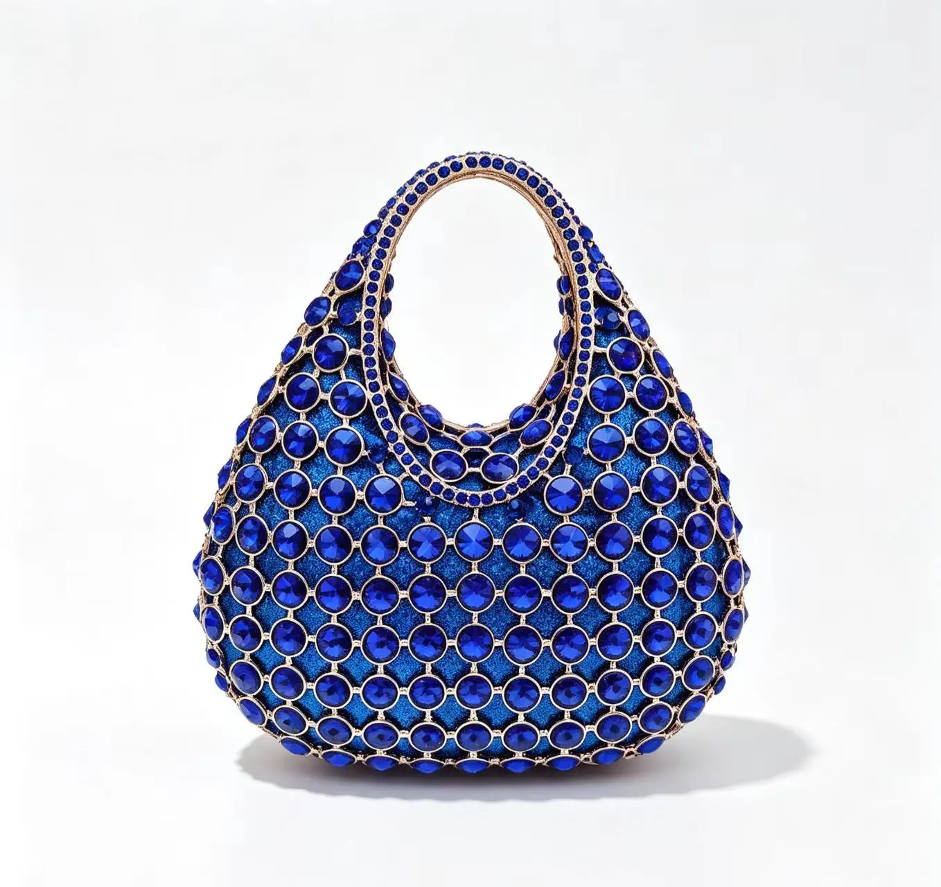 Diamond Dinner Bag Empty Metal Hard Box Diamond Bag Banquet Dress