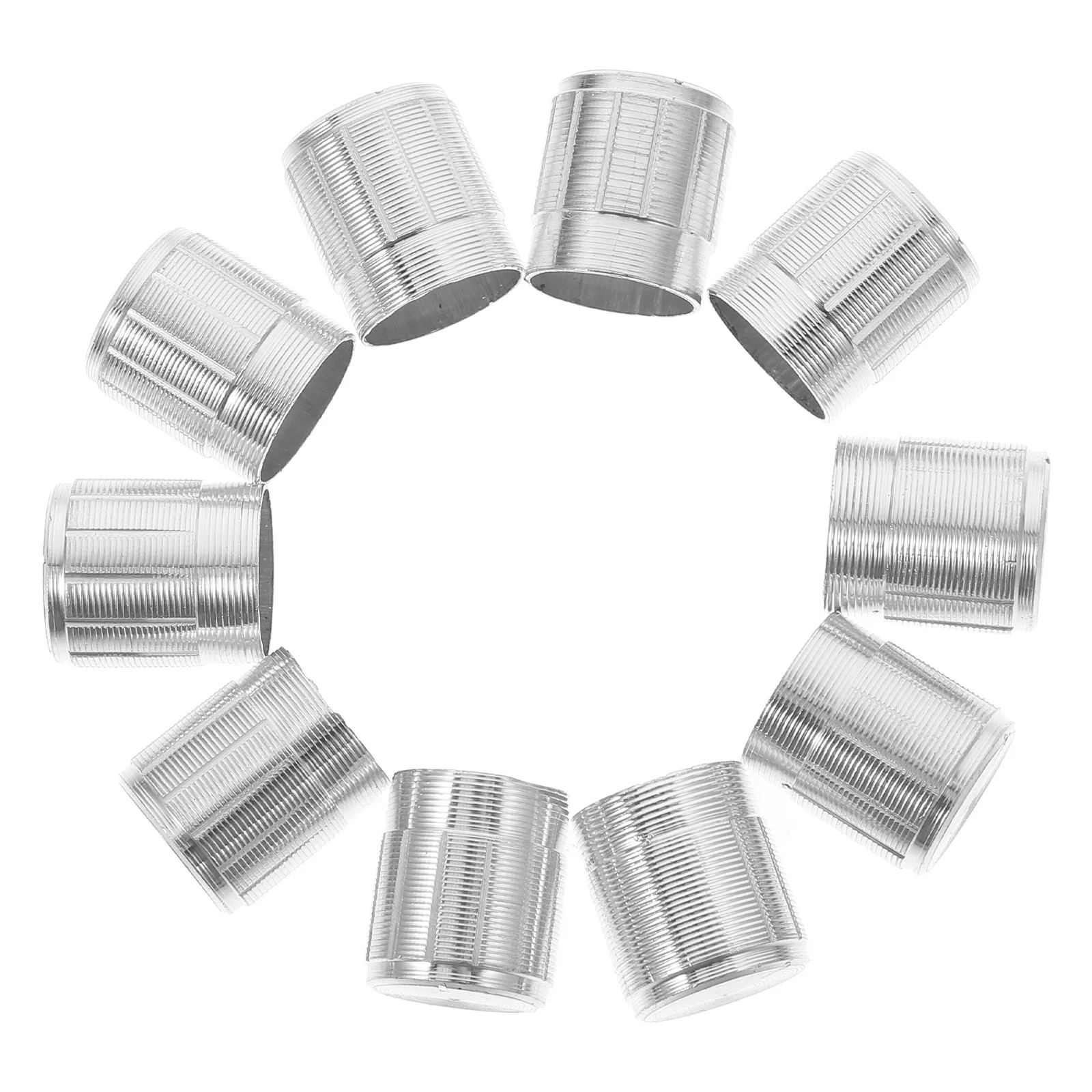 

10pcs Electric Guitar Knobs Replacement Aluminum Alloy Metal Volume Tone Control Caps For Precision Audio Adjustment Guitar
