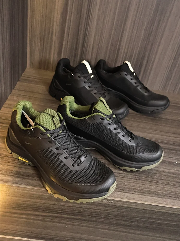 

Tech Breathable Waterproof Outdoor Sports Climbing Shoes Shock Absorption Casual Fashion Sneakers Glueing Mesh Upper