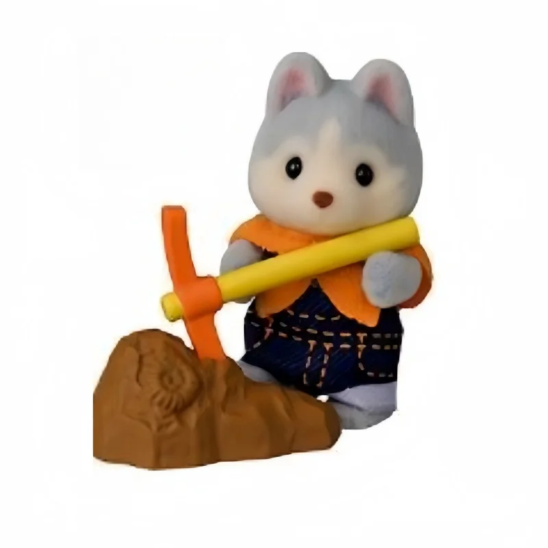 Op voorraad Sylvanian Families Baby Tiger Adventure Series Blind Bag Cute Tiger Seal Husky Milk Rabbitmini Figure Toy Collections