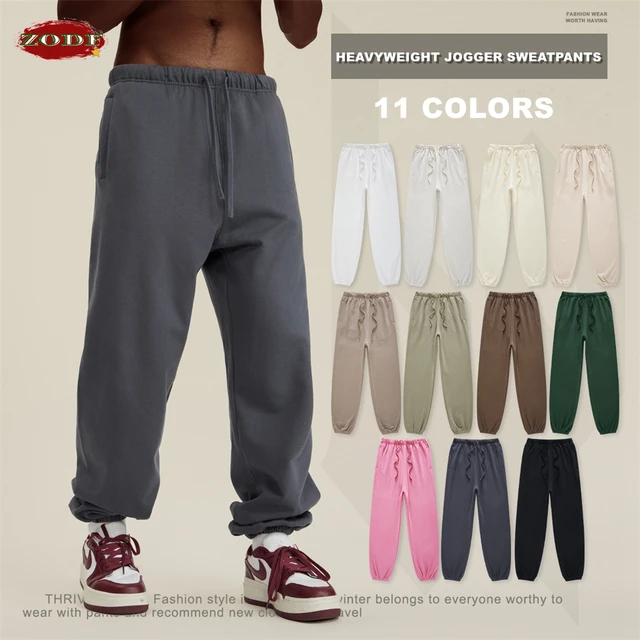 ZODF New Men Heavy Weight 440gsm Solid Sweatpants Unisex Loose Basic Casual Comfortable Sport Pants Joggers Streetwears HY0628 AliExpress