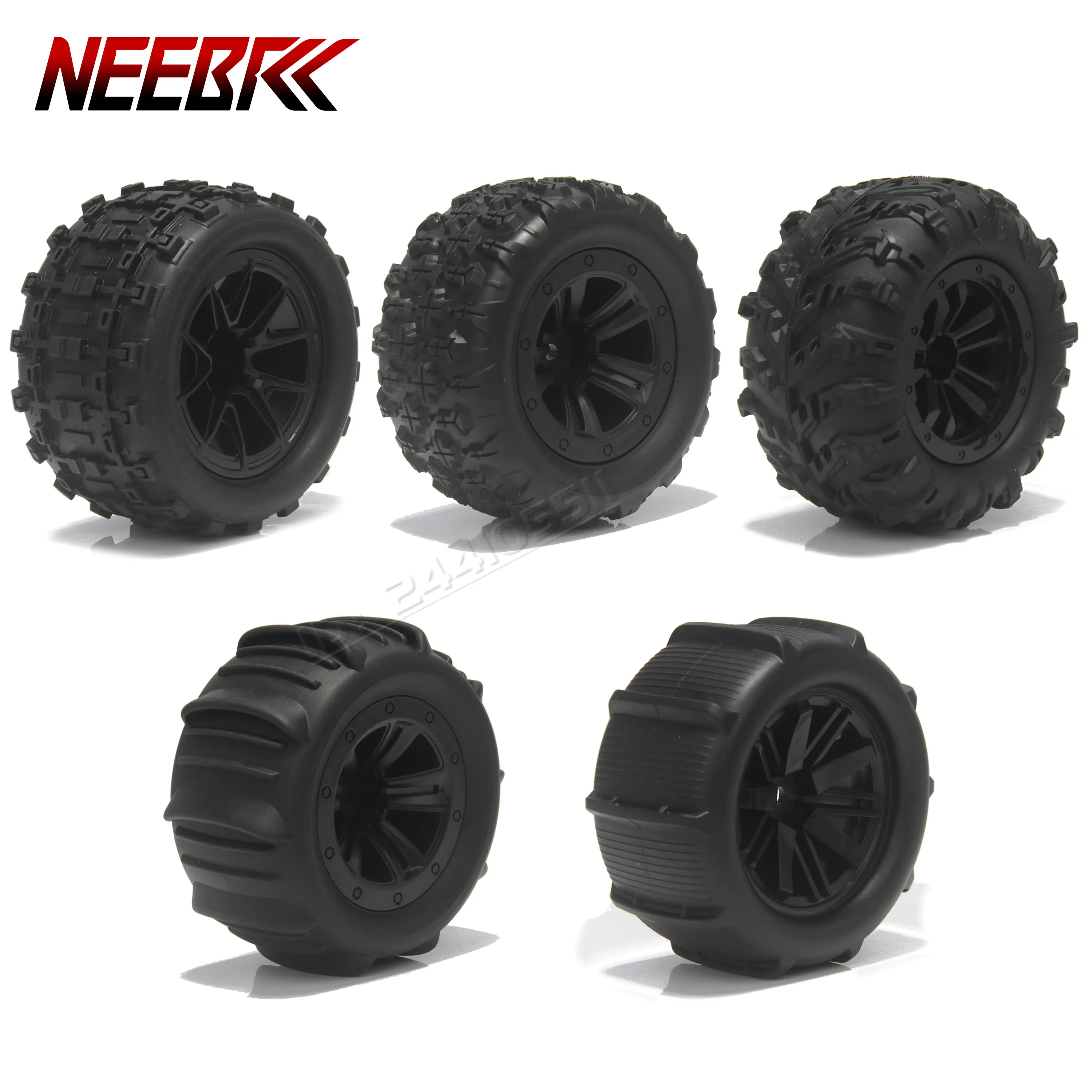 

4 шт., 81 мм/85 мм, резиновая шина, обод колеса, шестигранная ступица для радиоуправляемого внедорожника, автомобиля WLTOYS 144001 144010 HBX 16889 16890 SCY16101 Pro