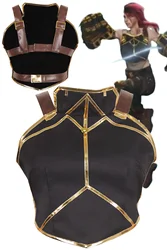 Fantasia Arcane Vi Cosplay Battle Armor Vest Anime Game LOL Disfraz Costume Women Female Halloween Carnival Party Clothes