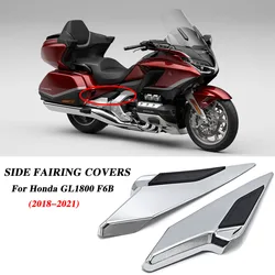 Motorcycle Side Fairing Covers Decorative Trims For Honda Gold Wing GL 1800 GL1800 F6B 2018 2019 2020 2021 Chrome Accessories