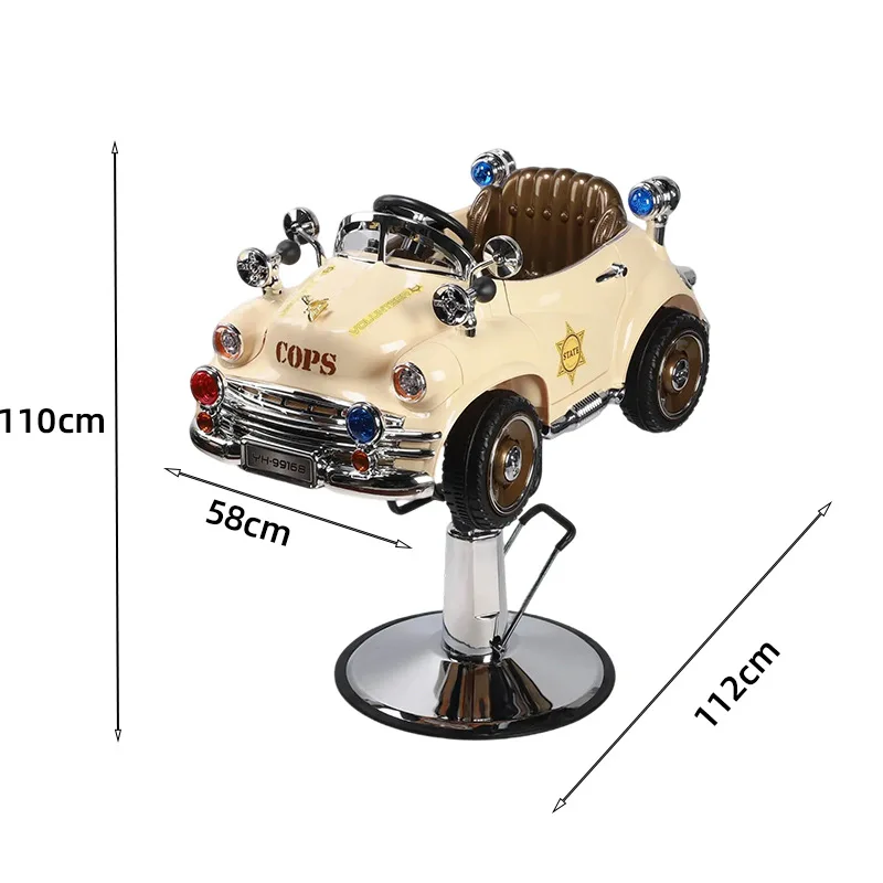 Cartoon Rotating Lift Chair For Children Synthetic Leather Beauty Salon Furniture For Barber Shop Car Seats