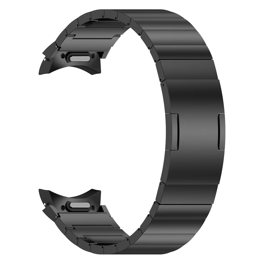 Click Easy-To-Fit Titanium Metal Band For Samsung Galaxy Watch 6 5 Pro 40 44mm/6 4 Classic 47mm 46mm No Gaps Link Bracelet Strap