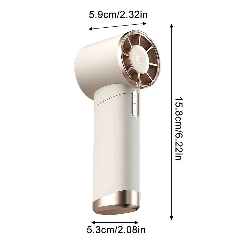 Portable Hand Fan 100 Wind Speed Portable Cooling Fan Portable Personal Fan Quick Charging Personal Cooling Fan Small Personal