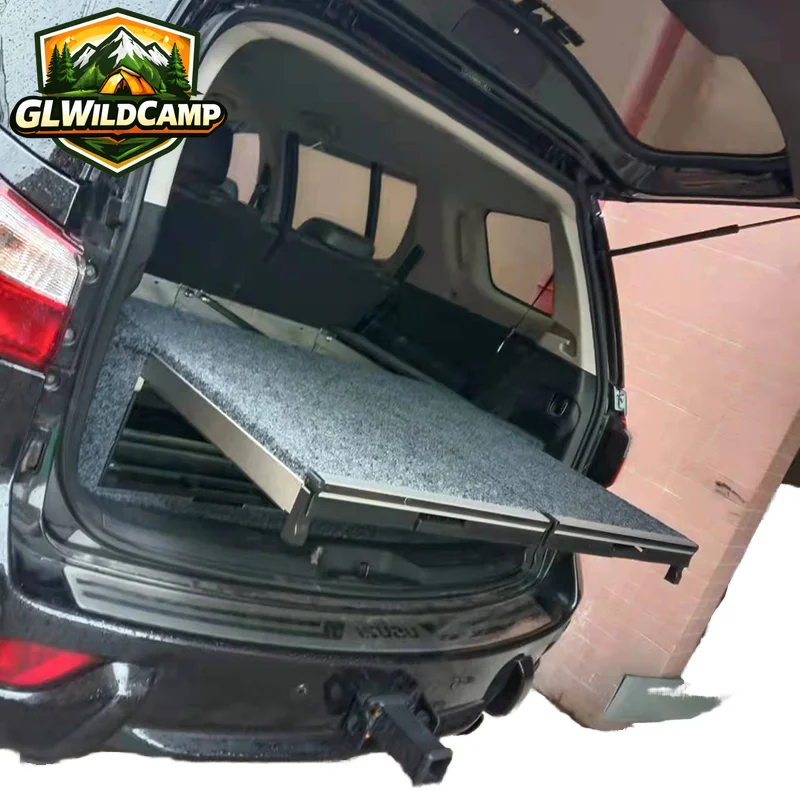 Offroad Vehicle Cargo Drawer Lock System New Condition For Isuzu MU-X Car Back Storage Drawers Box SlideFor Ram ranger hilux np