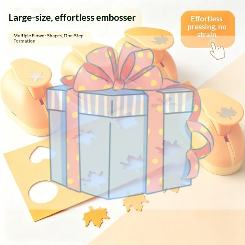 Flower Punch Furador 7.5 * 5 * 6cm Diy Paper Cut Eva Foam Maker Puncher Scrapbooking Labor Saving For Kid Hole Punch Embossing
