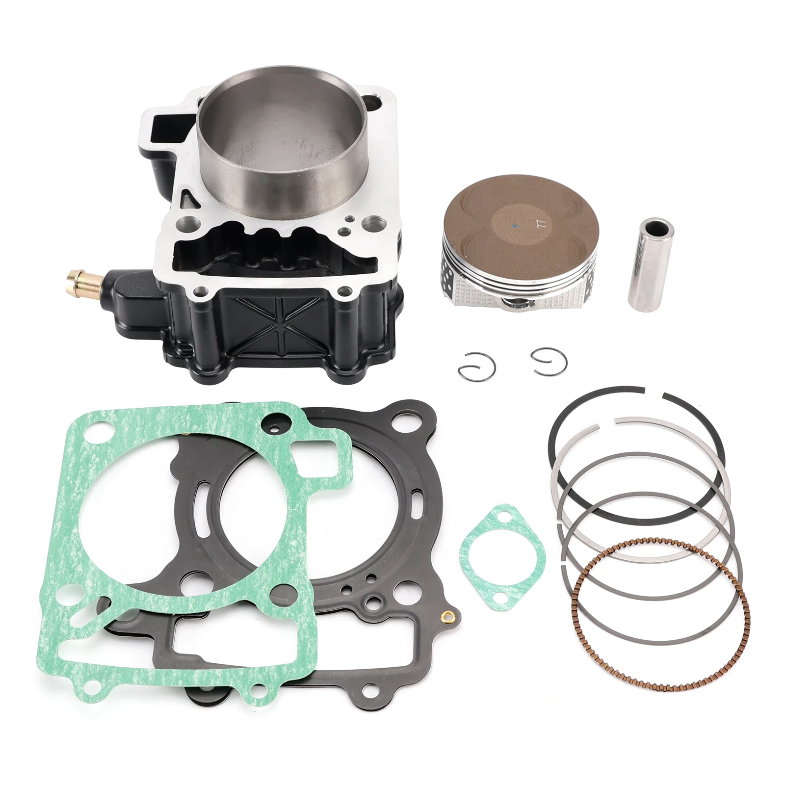 Kit de Juntas de 77 mm para Bajaj Pulsar NS200 RS200 AS200 250cc, 2012-2023, Juego Completo de Reconstrucción de Motor, Cilindro y Pistón