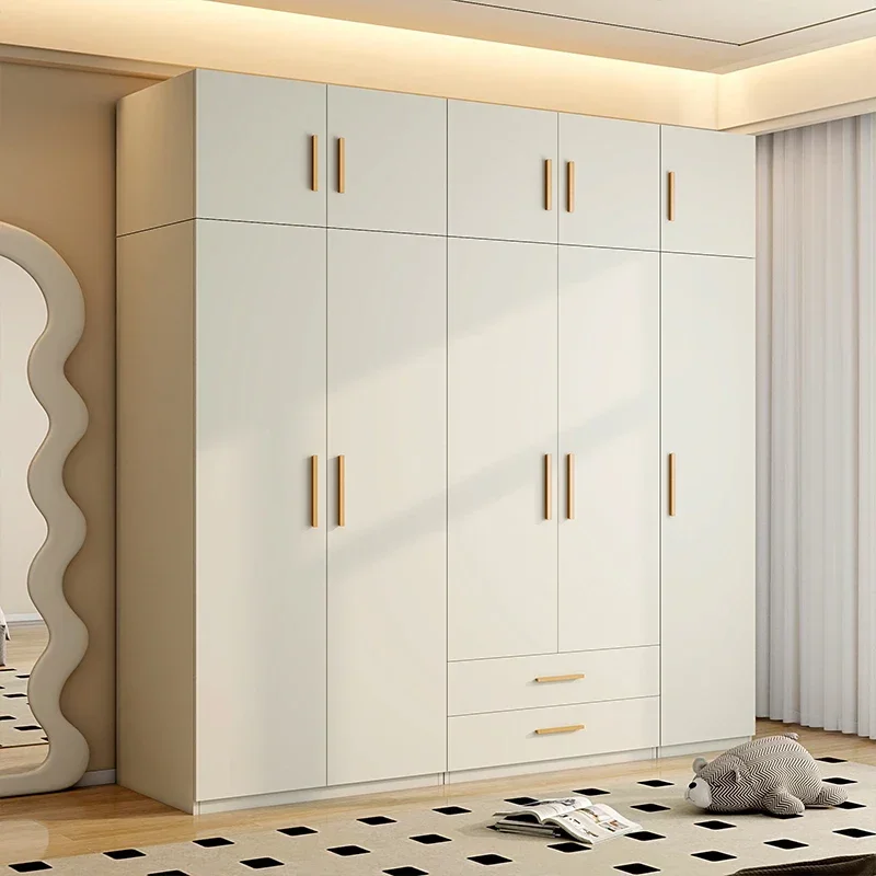 Economico salvaspazio guardaroba organizzatore portaoggetti camera da letto guardaroba partizioni scaffali per bambini armabili mobili per la casa Armario in legno