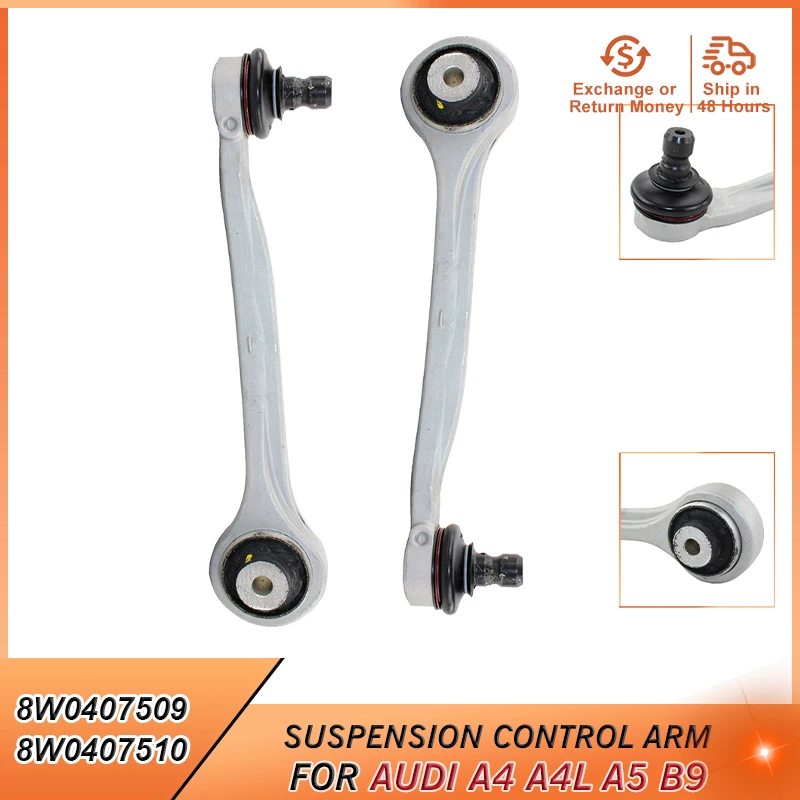 

Front Upper Suspension Curved Control Arm for Audi A4 A4L A5 B9 2015 2016 Accessories 8W0407509 8W0407510 8W0407509B 8W0407510B