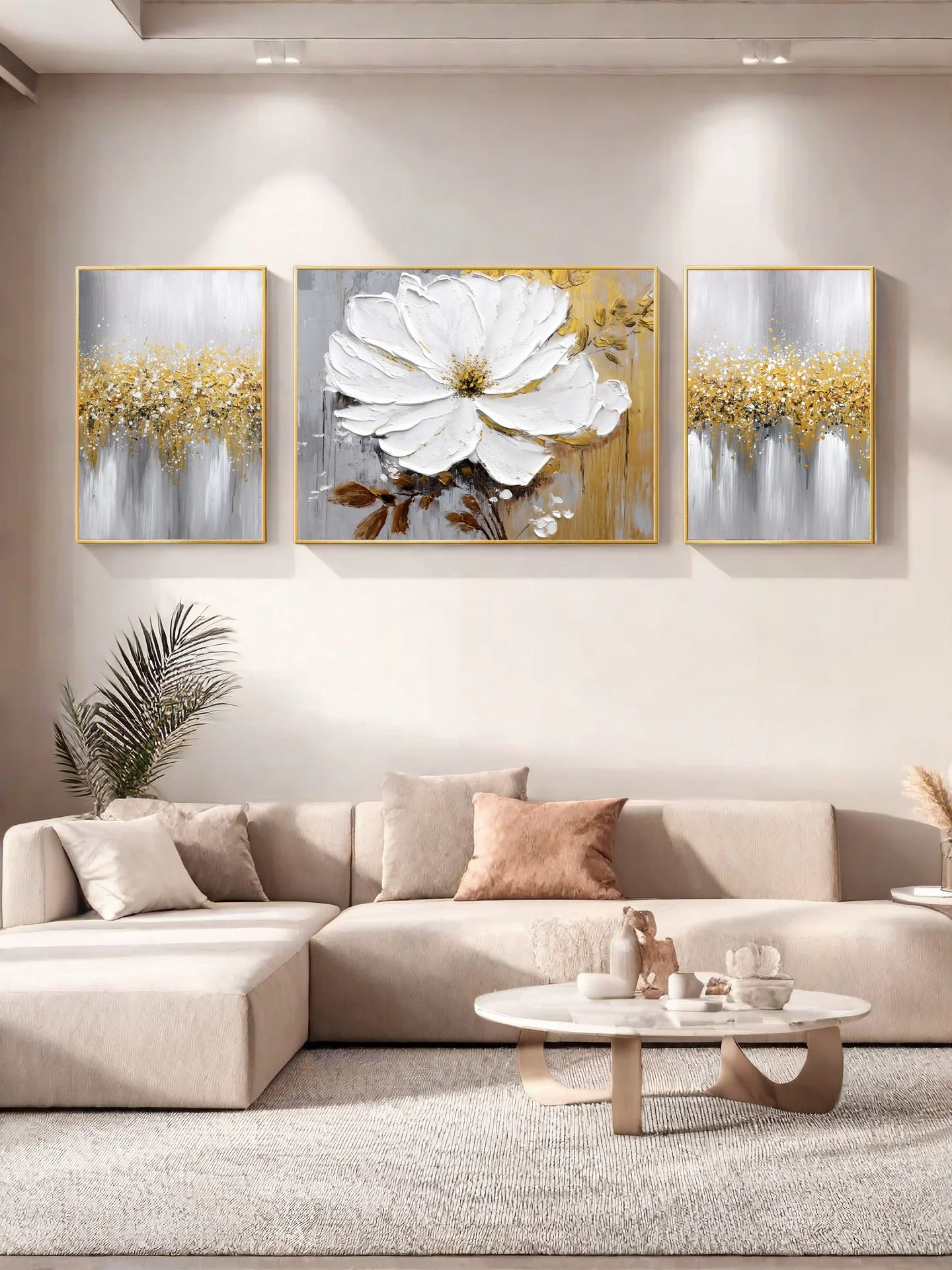 3D Textured Floral Oil Painting 5