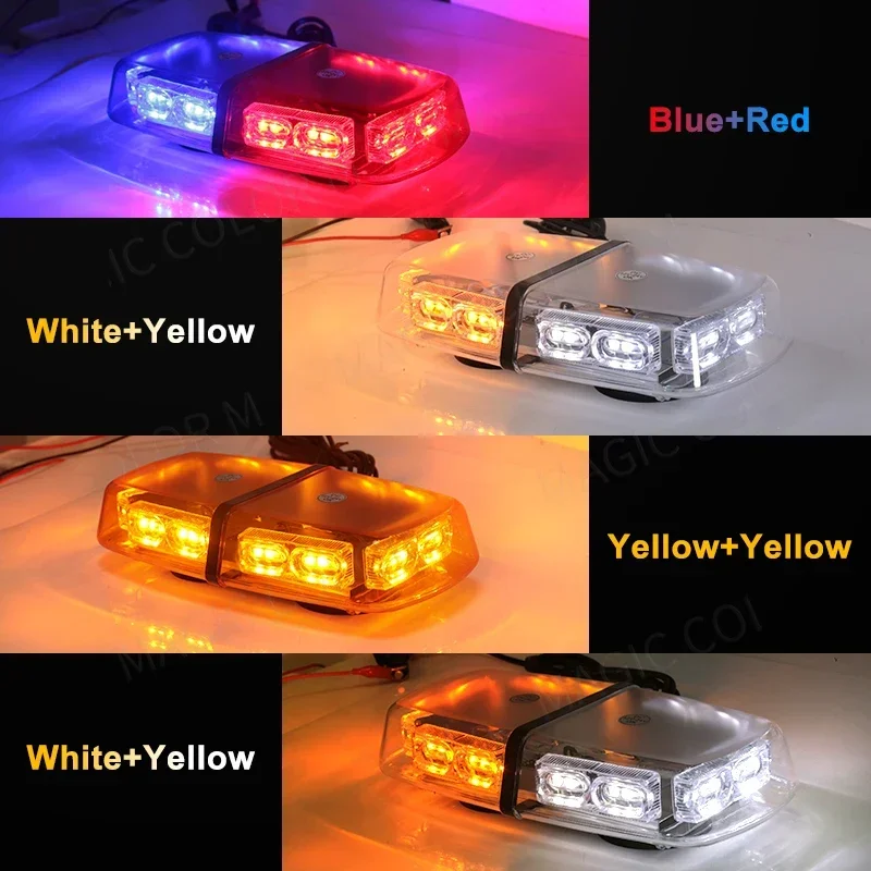 

For 12V 24V Car Truck 36 LED Flashing Safety Warning Lamp Emergency Vehicle Roof Top Strobe Light Signal Beacon Magnetic Mount