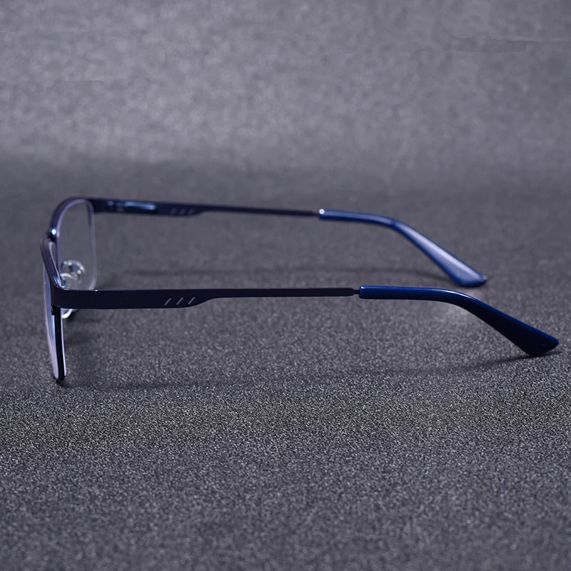 Anti-Blaulicht-Lesebrille für Männer, Metall, großer Rahmen, Leser, Lupe, Presbyopie-Linse, Brillen, Dioptrien + 0,75 + 125 + 175 + 4,0 – Detail 5
