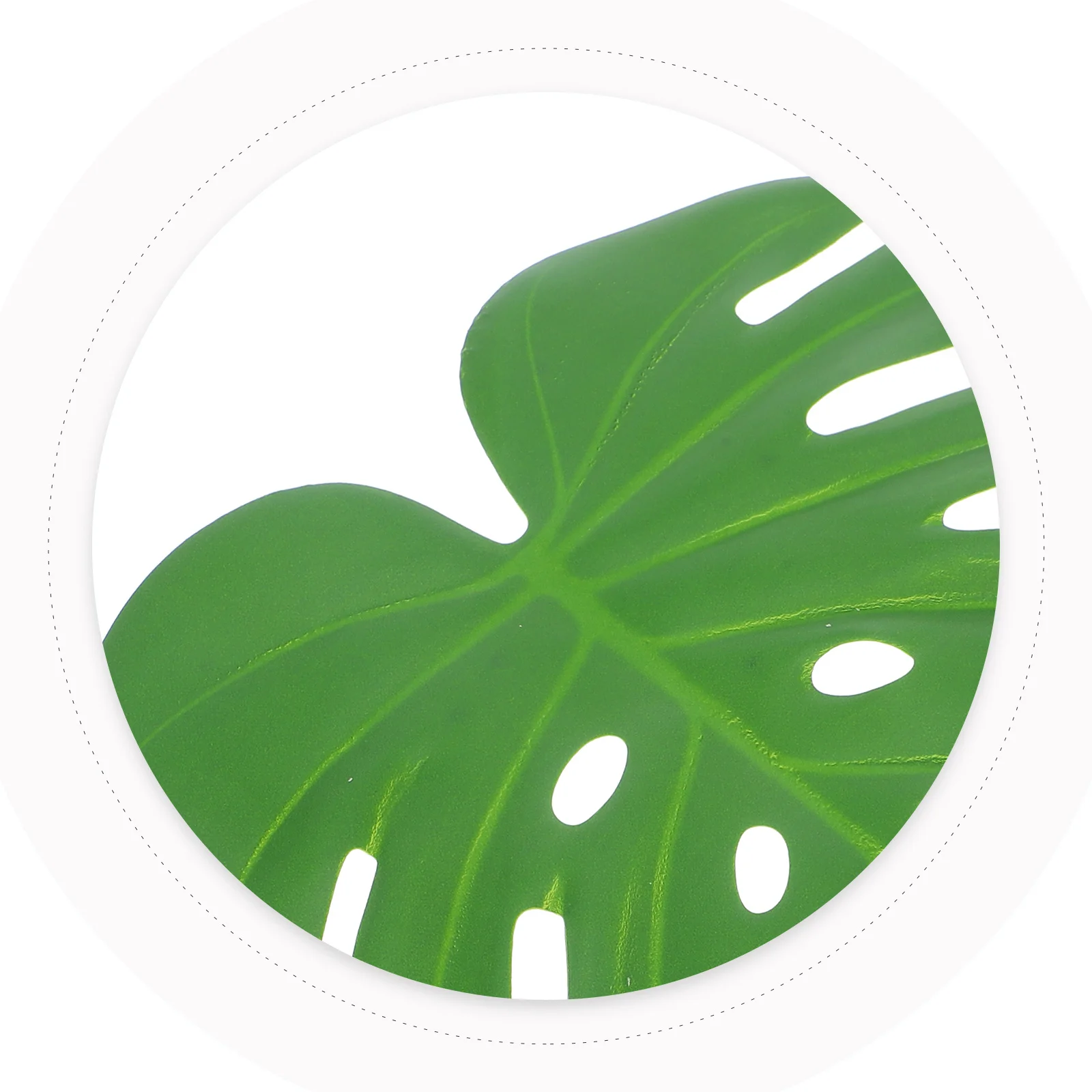 

6Pcs Artificial Tropical Palm Leaves Fake Monstera Leaves Realistic Leaf Decoration for Hawaiian Jungle Luau Table Party