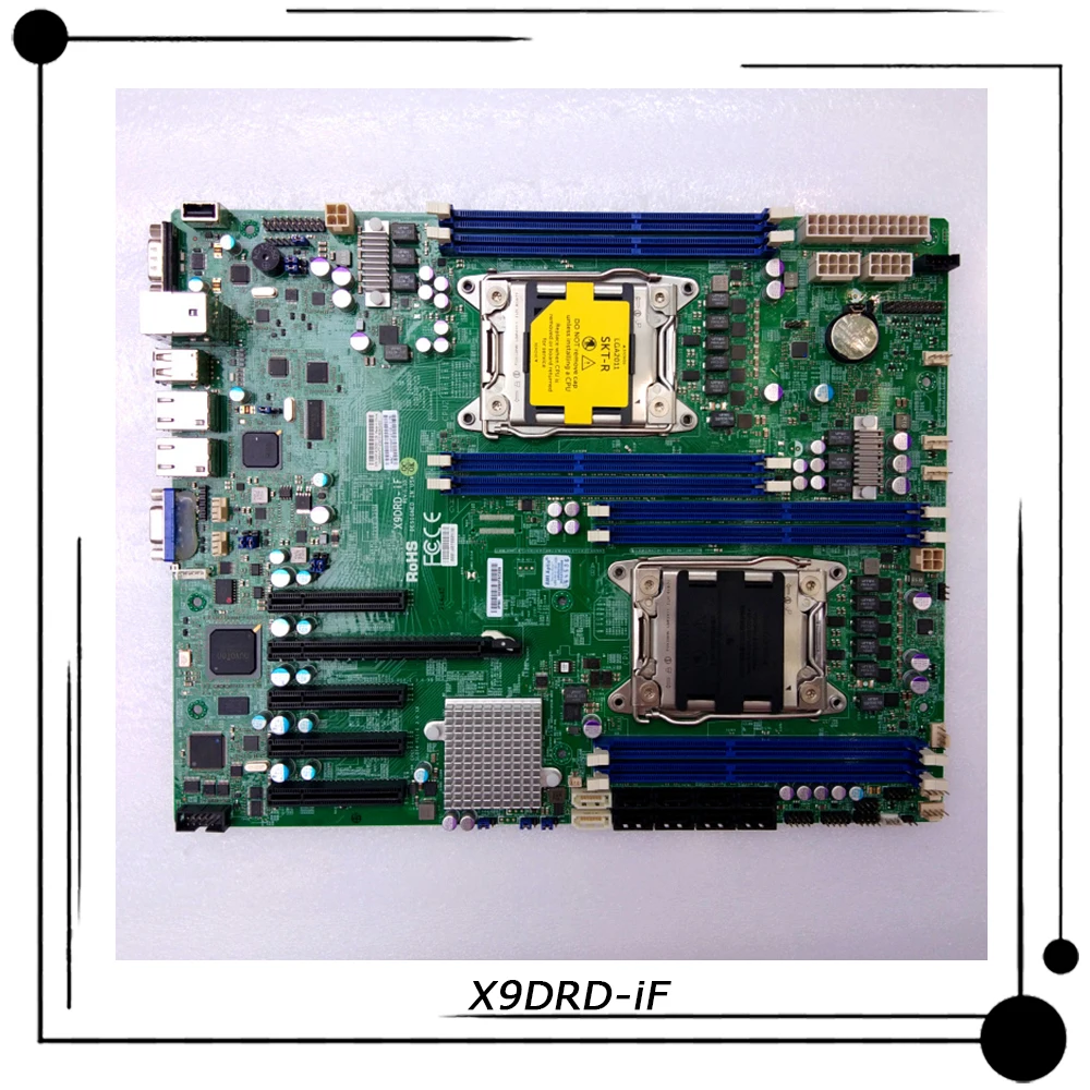 X9DRD-iF For Supermicro Two-way Server E-ATX Motherboard LGA 2011 Intel C602 DDR3 Xeon processor E5-2600 and E5-2600 v2 family†