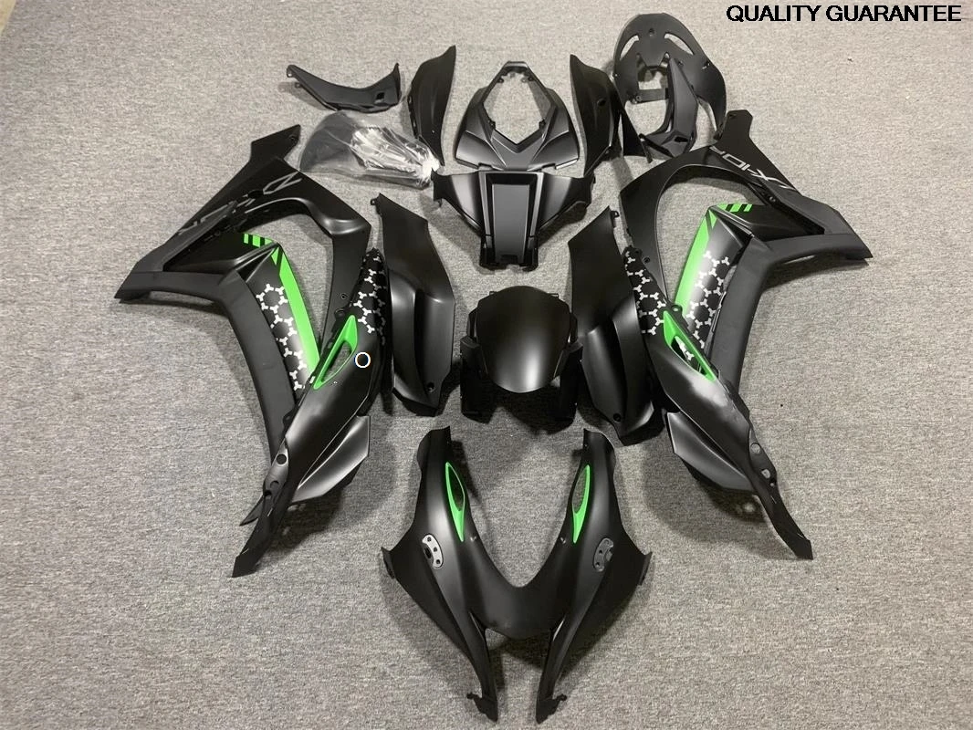 

Matte Black ZX-10R Fairing For Ninja ZX10R 16 17 18 19 Motorcycle 2016 2017 2018 2019 Fairings Kit rebuild