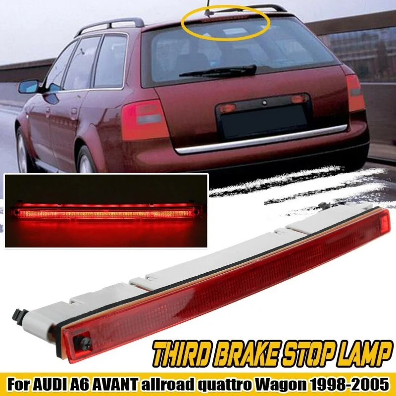 1pc Car Rear LED High Level Third Brake Stop Light OEM4B9945097A For Audi A6 S6 C5 Avant 1998-2005 Brand New Car Accessories