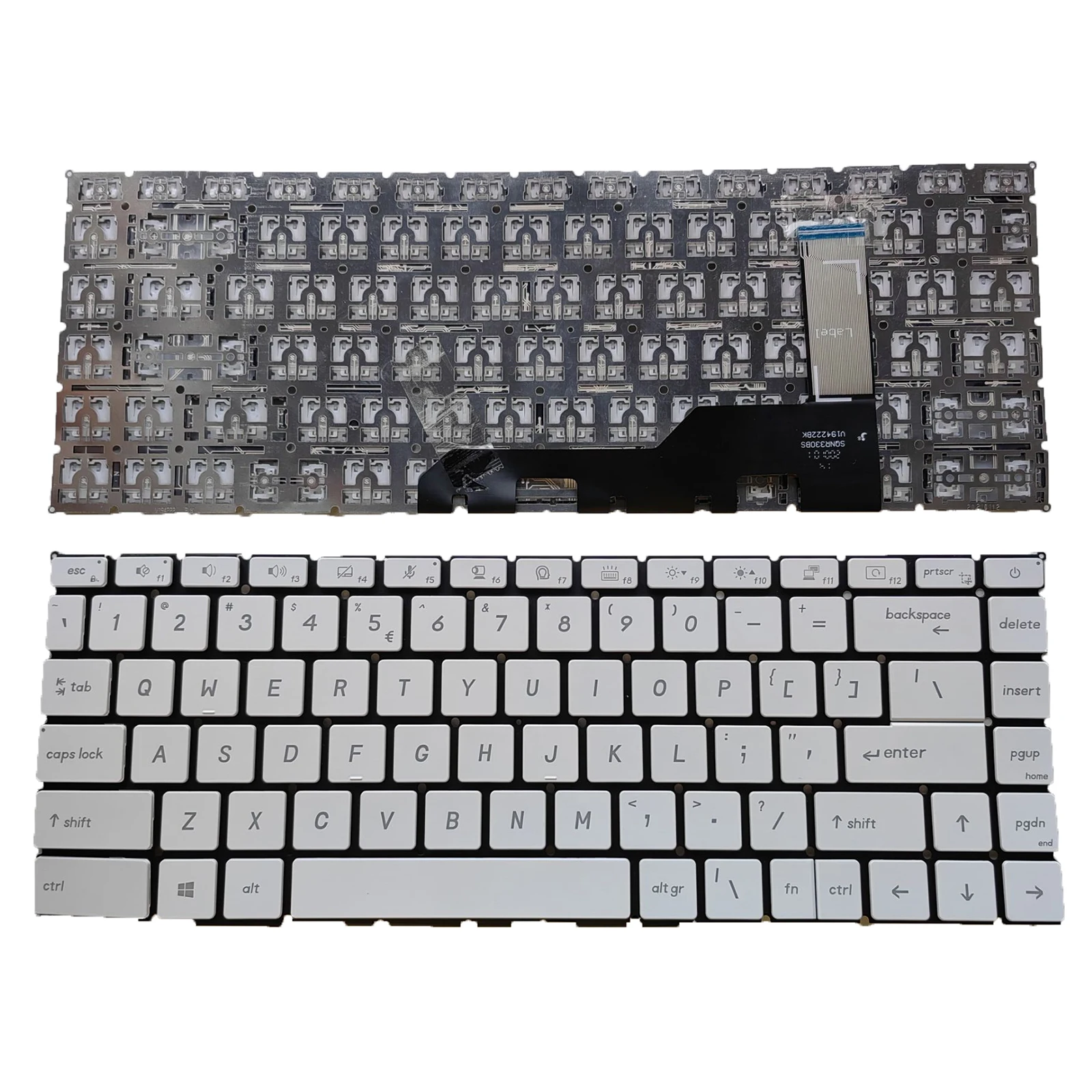 US white Keyboard For MSI GE66 Raider GS66 GP66 Stealth 11UE 11UG 11UH 12UG 12UH