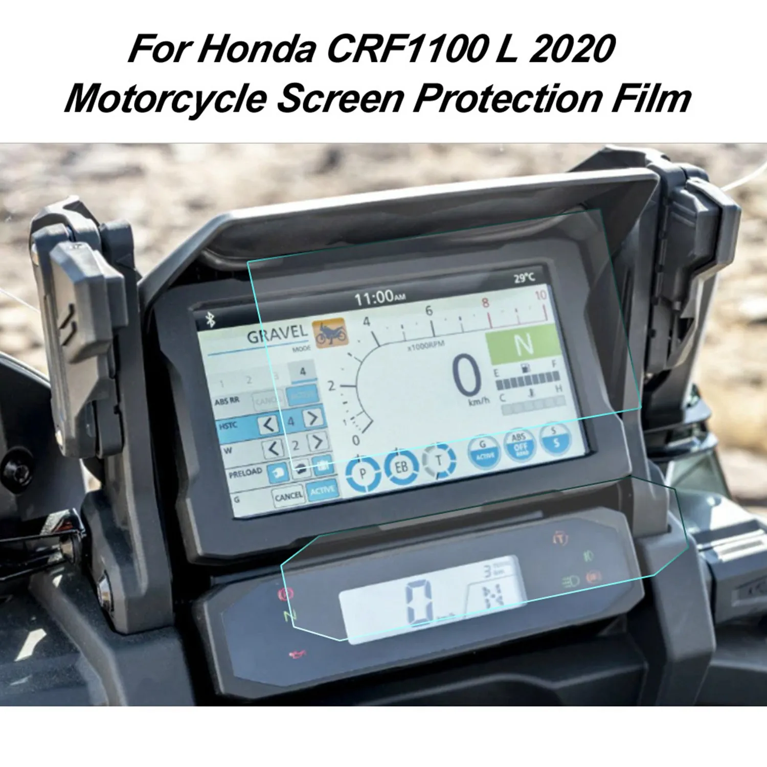 Motorcycle Dashboard Screen Protective Film Speedometer Scratch Film for CRF1100L CRF 1100L Africa Twin