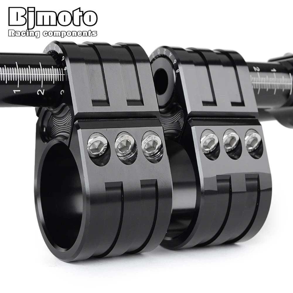 For BMW R nine T R nineT Pure 2022 Motorcycle CNC Adjustable Handlebar 43mm Clamp Clip 2014-2021 Racing Fork Handle Bar