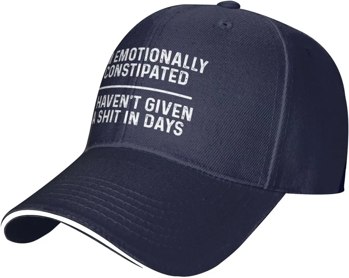 I'm Emotionally Constipated I Haven'T Given A Shit in Days Hat Women Baseball Caps Vintage Hats