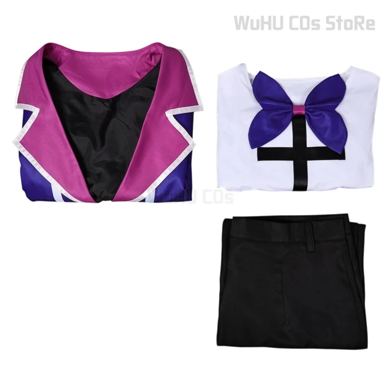 Hazbin Cartoon Hotel Alistor Cosplay Fantasia Kostüm Verkleidung Männer Frauen Uniform Jacke Hosen Halloween Karneval Party Kleidung