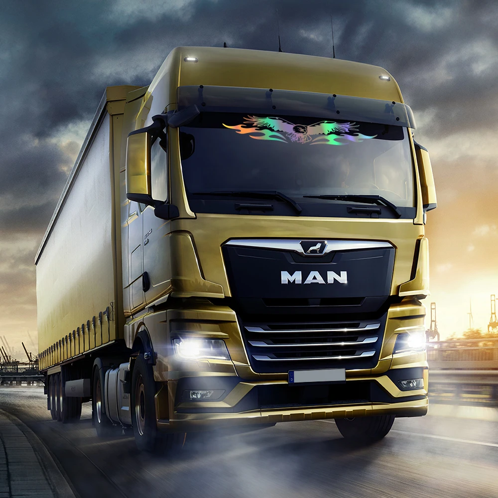 

For MAN TGX TG Car Windshield Sticker Automobile Truck Windscreen Eagle Graphics Vinyl Film Decor Decal Auto Tuning Accessories