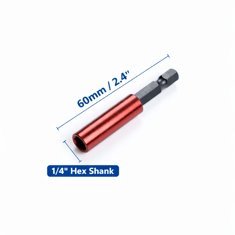 1/4" Hex Shank Magnetische Bit Houder Verlengstuk 60/100/150/300mm Snelkoppeling Schroevendraaier Booradapter