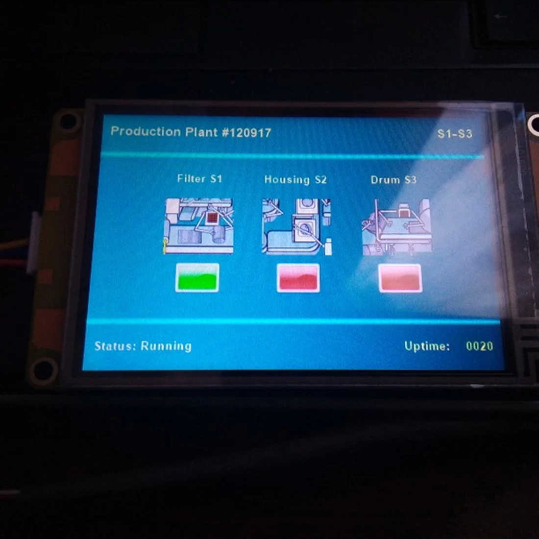Nextion Discovery Series HMI Touch Display, NX4832F035, 3,5"